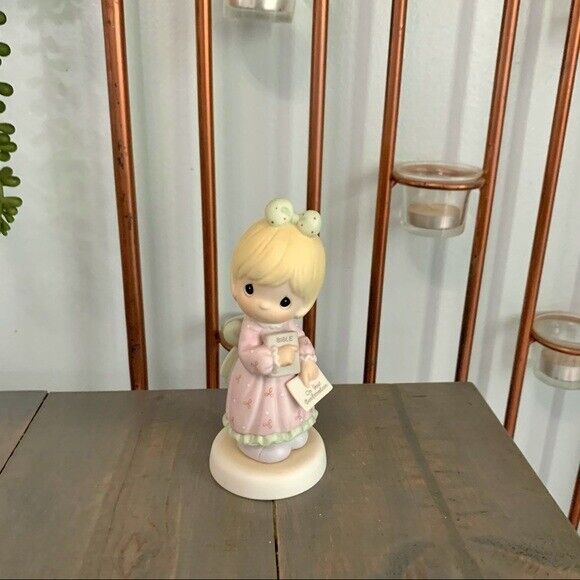 Vintage 1998 Precious Moments Confirmed in the Lord Figurine #488178 Enesco