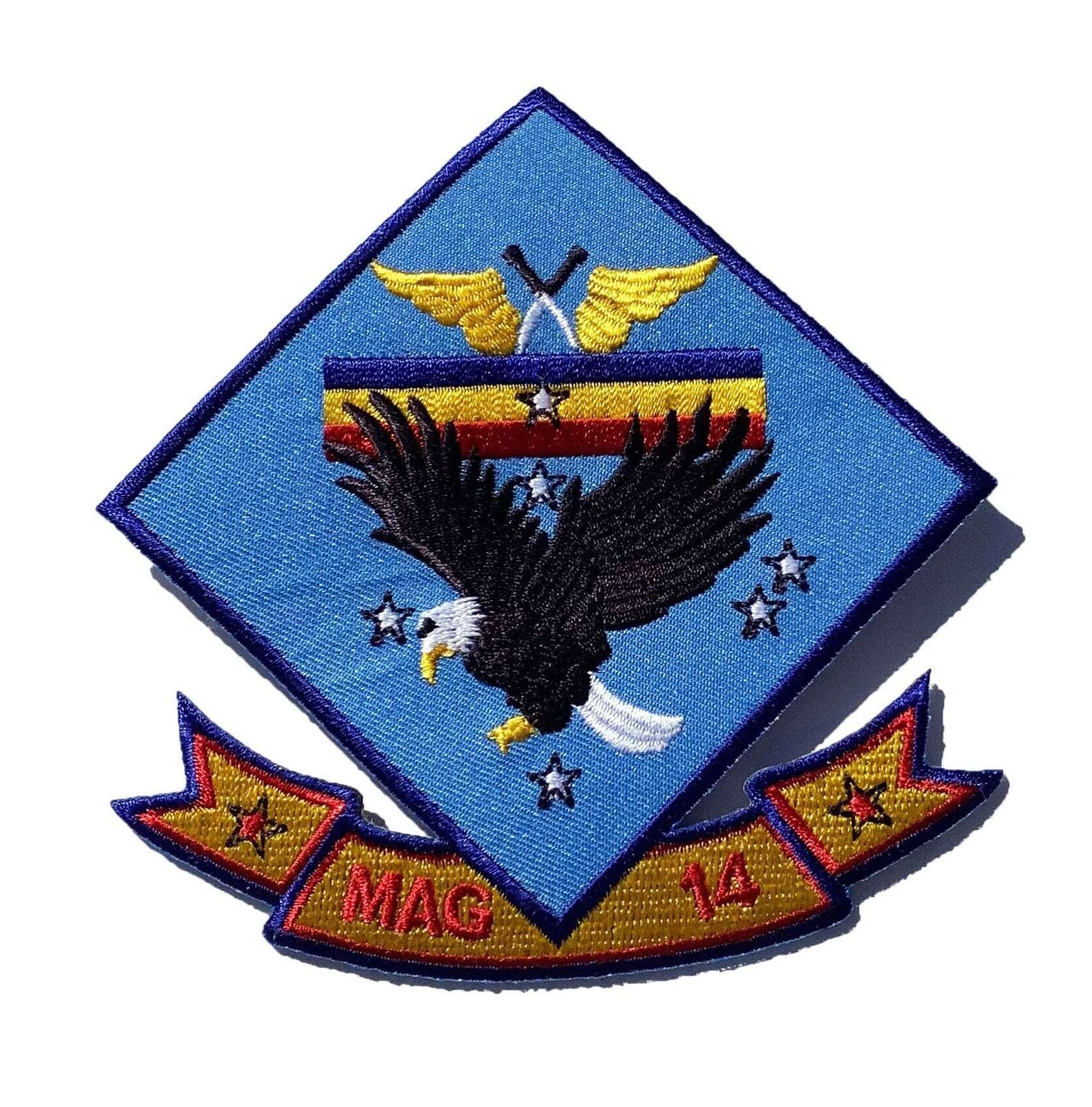 Marine Air Group MAG-14 Patch- Plastic Backing