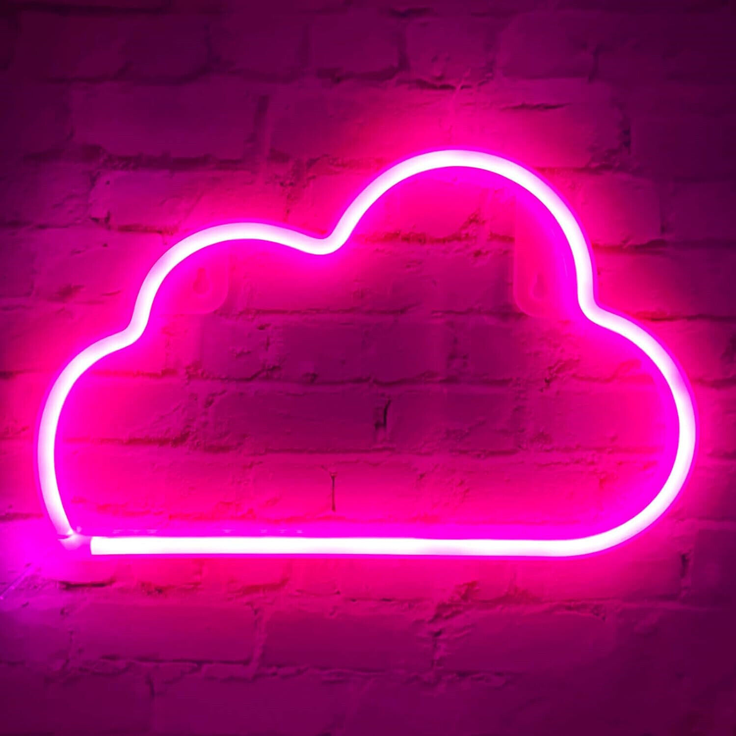 Moon / Cloud Battery USB LED Neon Light Wall Signs Night Home Decoration Holiday