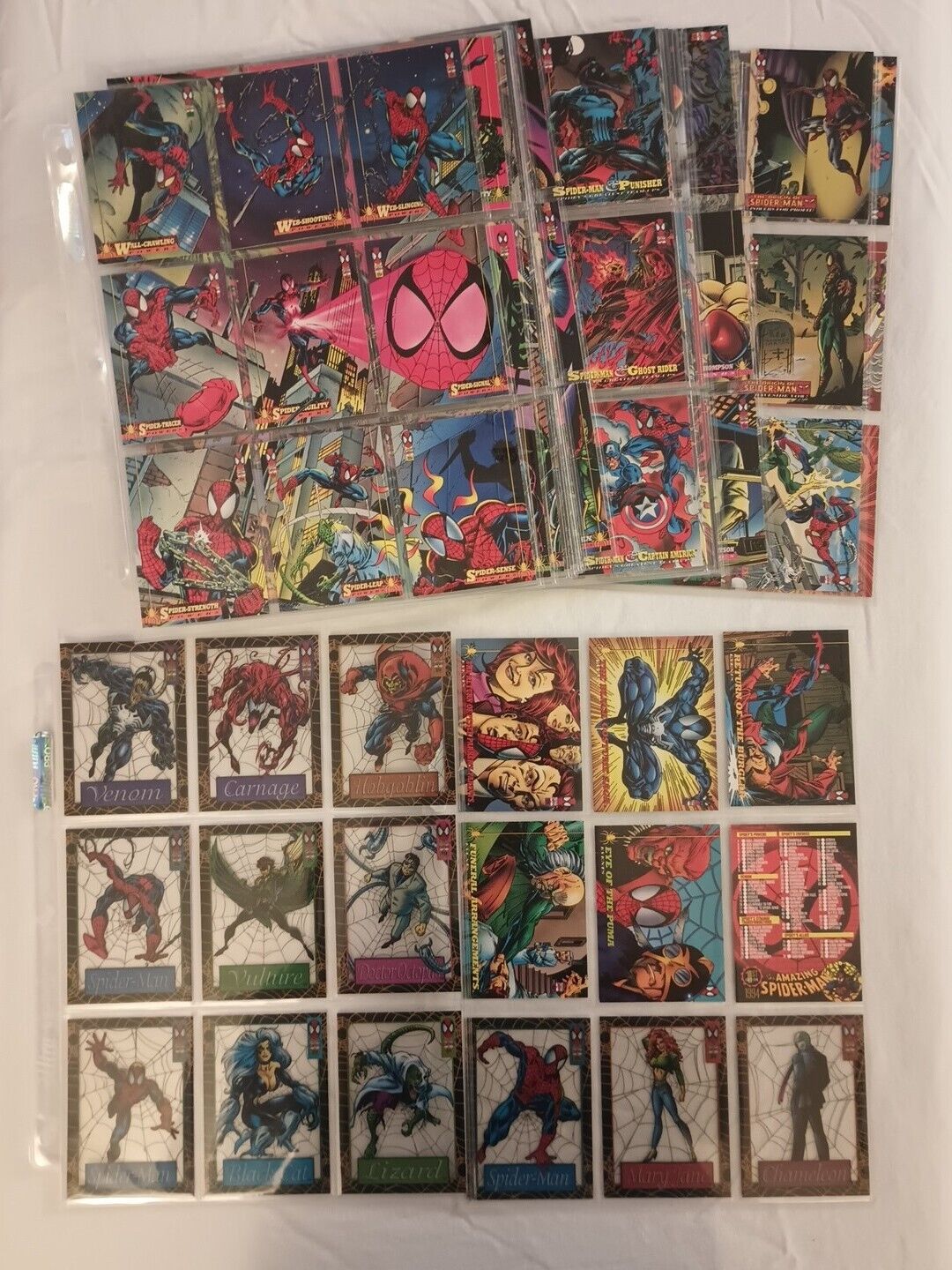 1994 Fleer Marvel Amazing Spider-Man Complete Set w/ Suspended Animation Set