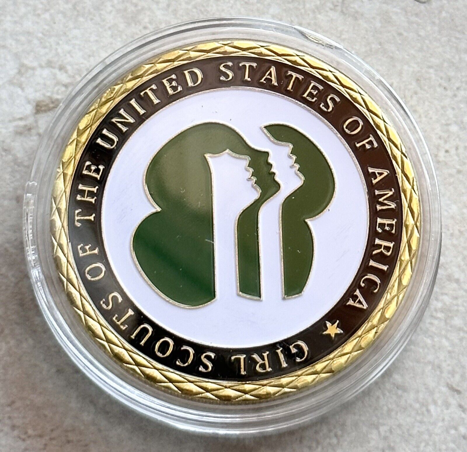GIRL SCOUTS OF THE UNITED STATES OF AMERICA Challenge Coin