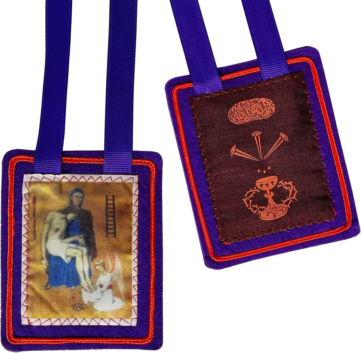 Scapulars Catholic,Purple Scapular of Benediction and Protection