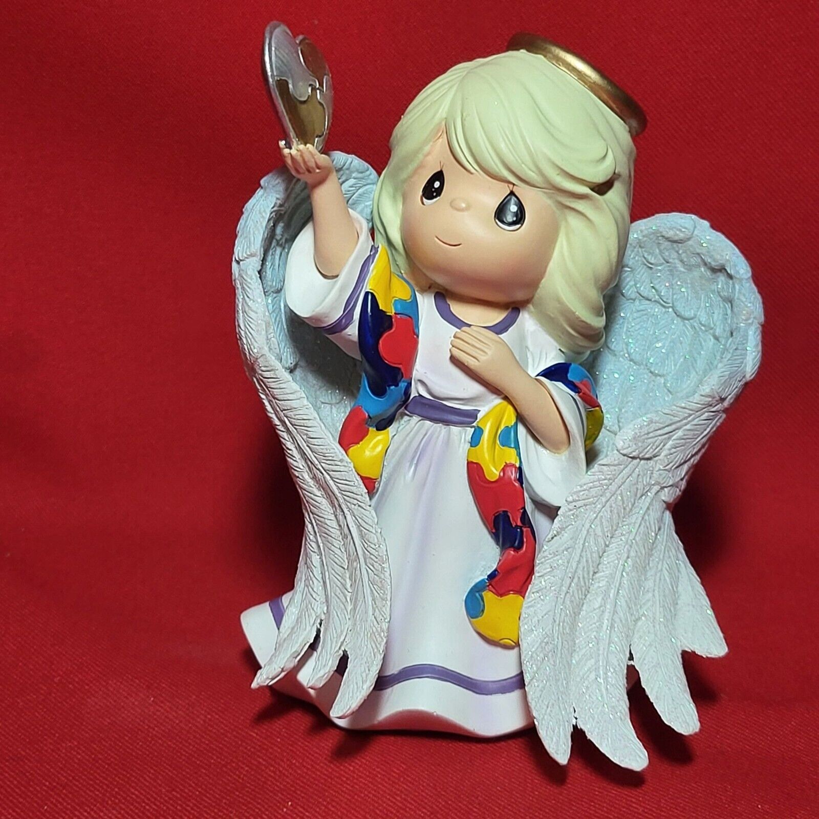 Precious Moments Angel of Kindness Heavenly Blessings Autism Awareness 2014
