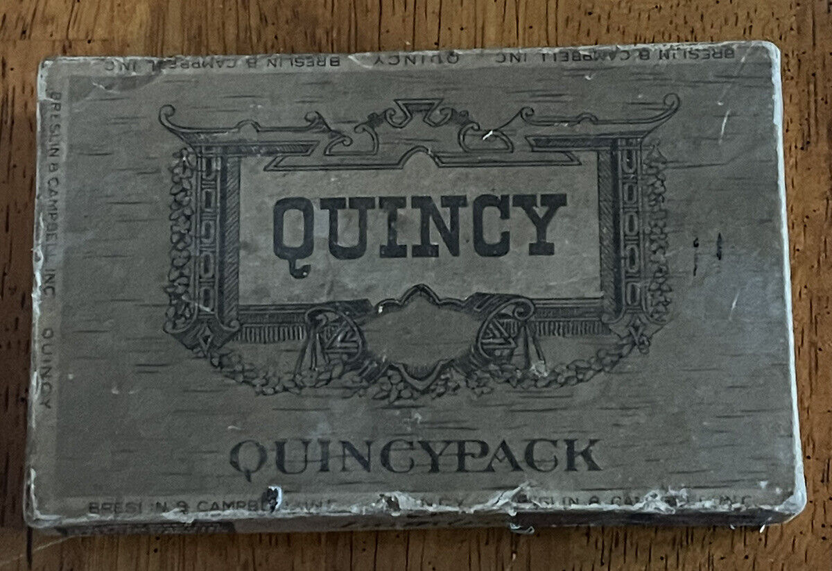 Vintage Quincy Breslin & Campbell Boston MA Cigar Box Cardboard Not Wood
