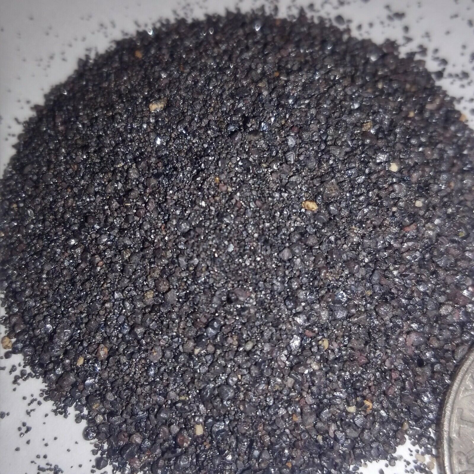 31.1 Grams+ Magnetic Sand Magnetite High Grade Iron Ore For Collectors Science