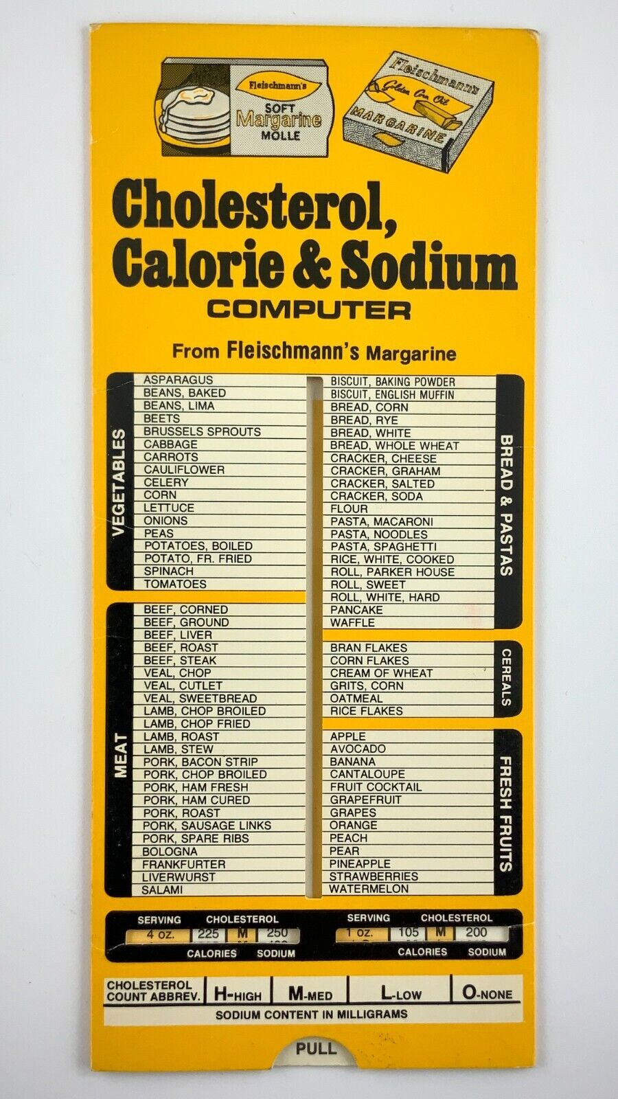 1950 Fleischmanns Margarine Cholesterol Calorie & Sodium Computer Ad 723A