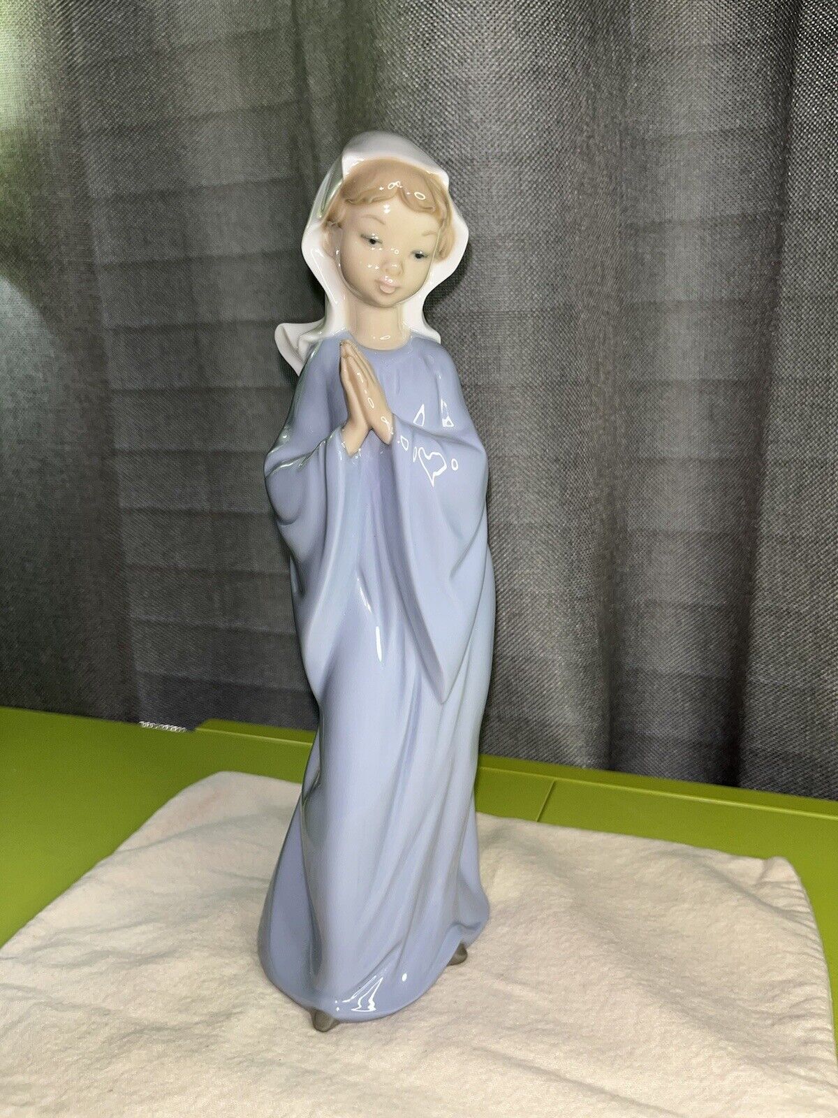 VTG Lladro 1979 Praying Mary Nativity Statue 10” Perfect Condition Made In Spain