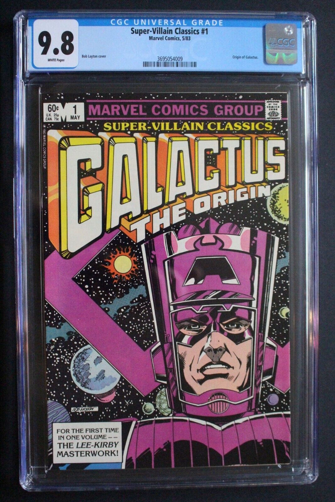 Super Villain Classics GALACTUS THE ORIGIN #1 KIRBY Lee Layton 1983 MCU CGC 9.8