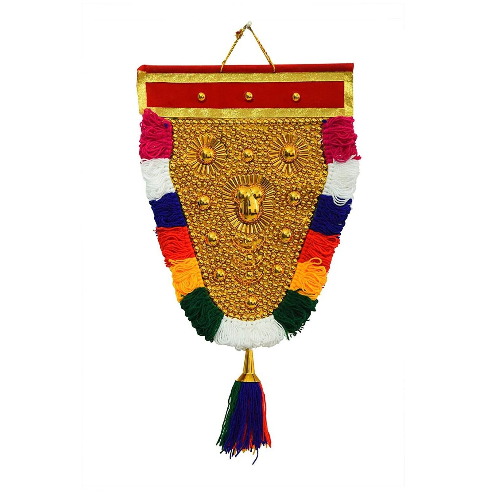 Nettipattam (Large) - Golden , fabric  Vastu Shastra is auspicious when you hang