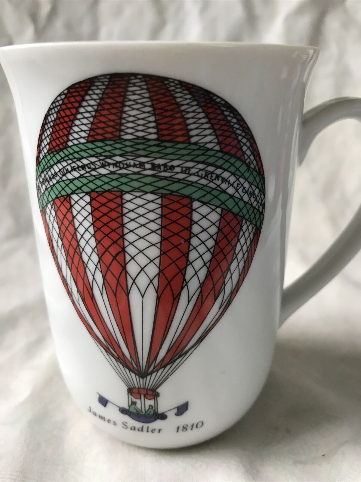 Steam punk James Sadler Hot Air Balloon ceramic Coffee Cup Mug