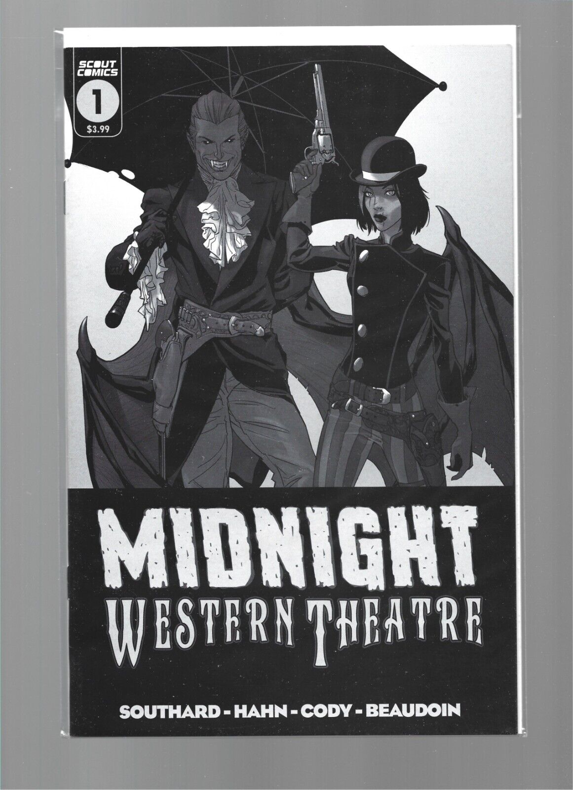 Midnight Western Theatre #1 first print / Scout Comics