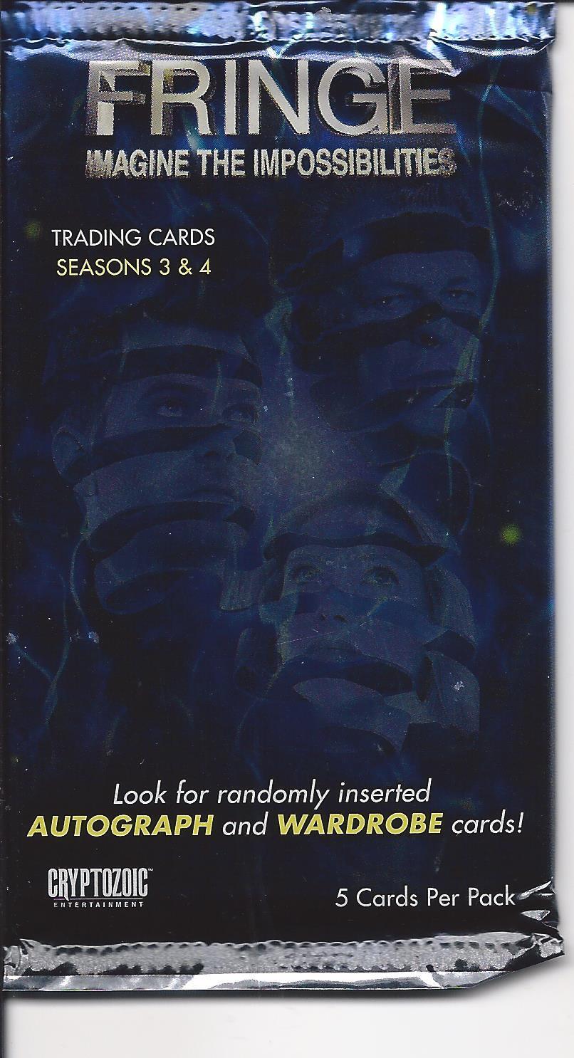 Fringe seasons 3-4 , trading card pack