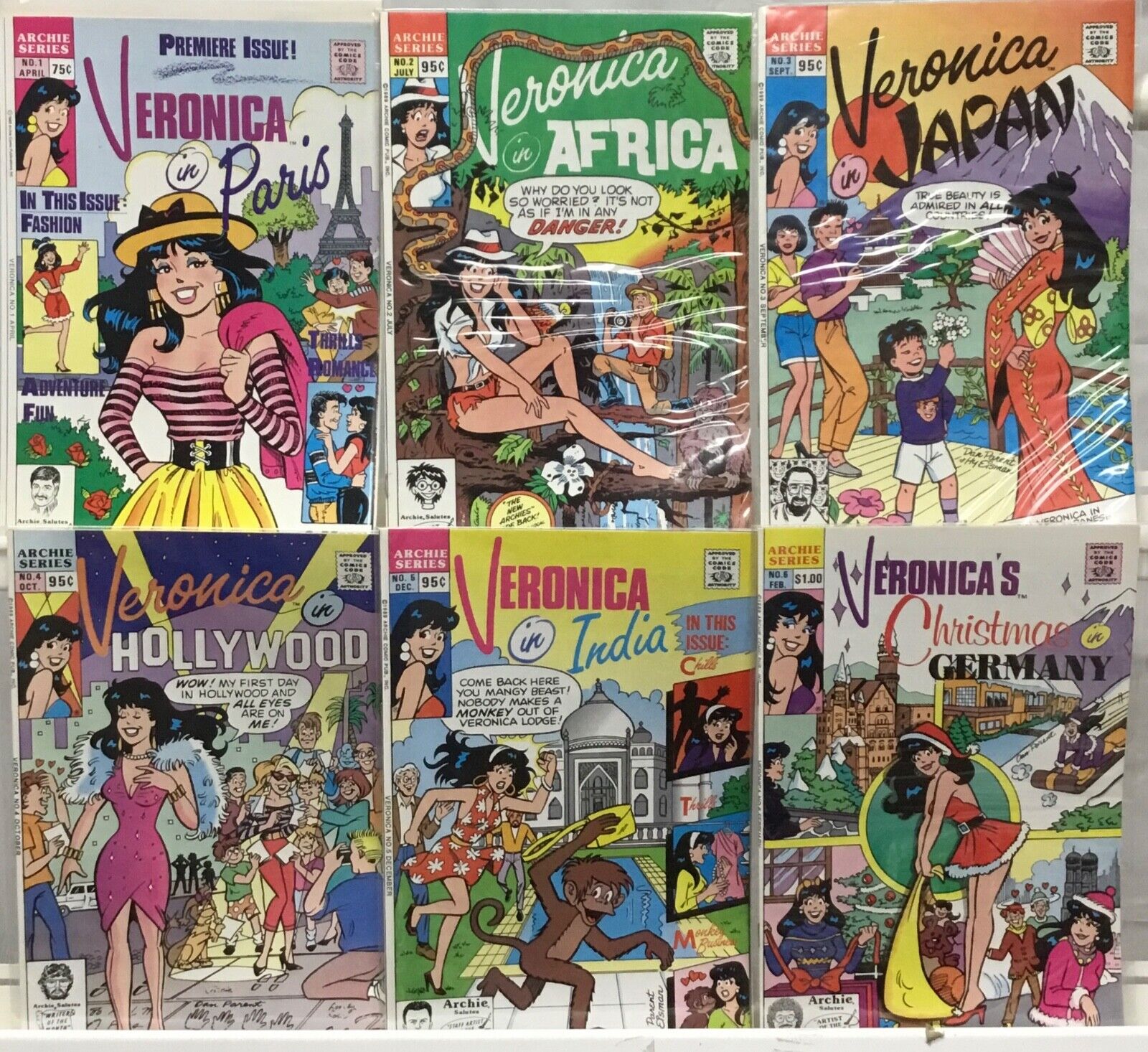 Archie Comics - Veronica #1-6 - 1989