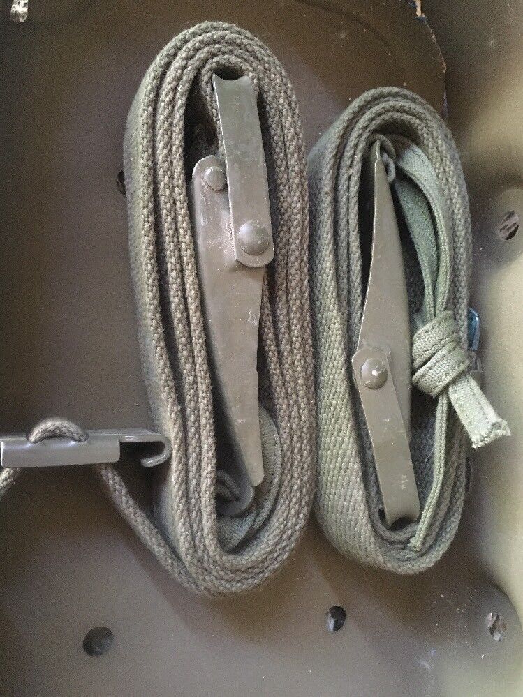 2 Webbing straps green olive drab army US Military OD