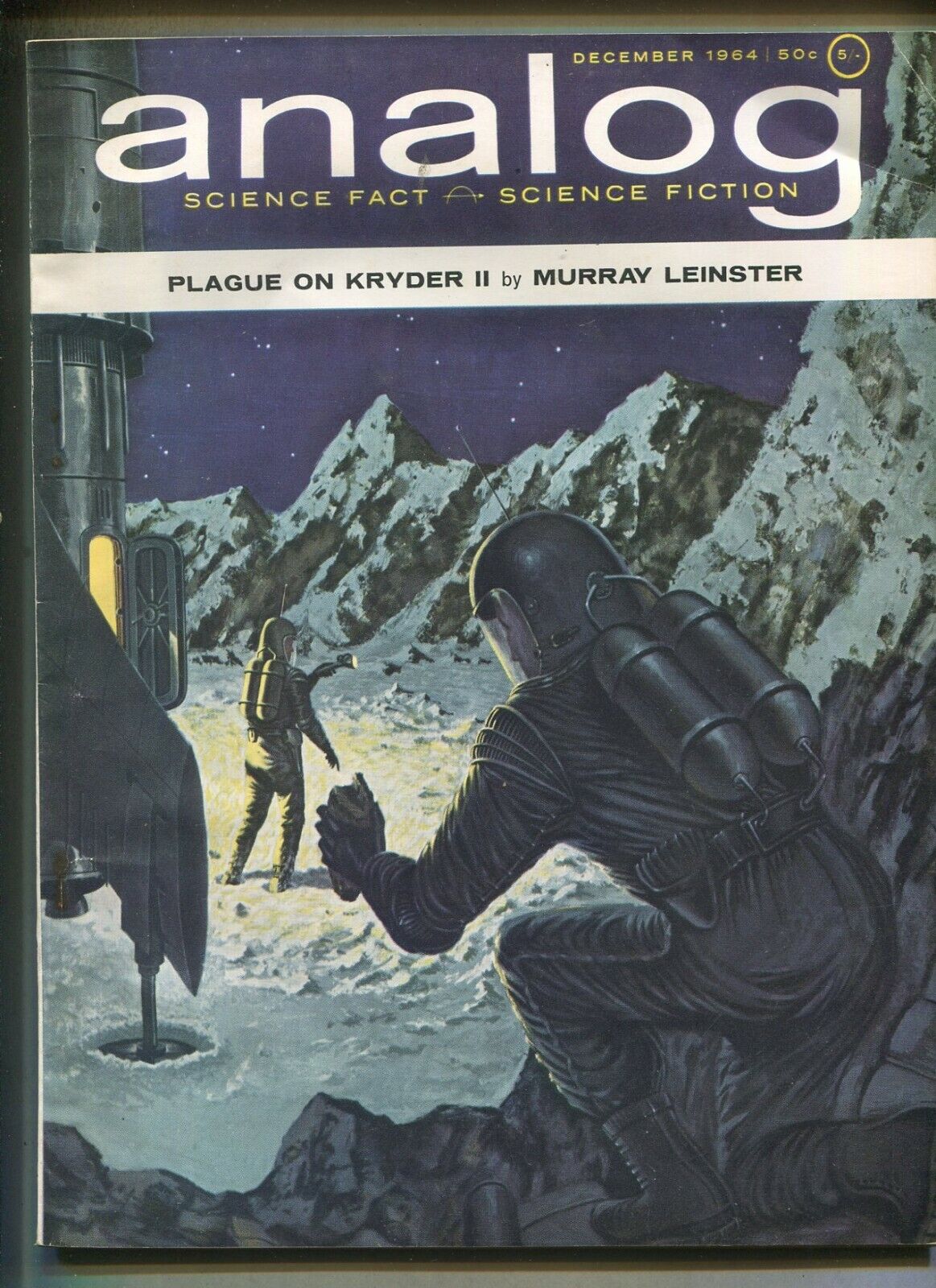 Analog -Science Fact-Science Fiction  #4 1964 By Murray Leinster   GN5