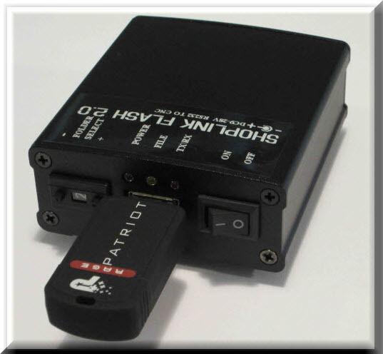 FADAL USB FLASH memory upgrade for FADAL CNC, Read-Punch DNC Drip feed via RS232