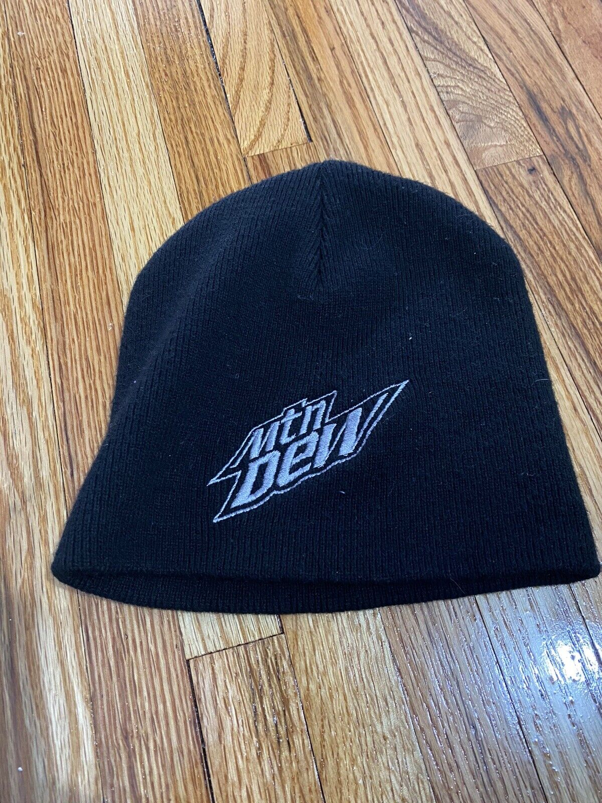Mountain Dew Pitch Black beanie cap/hat knit winter