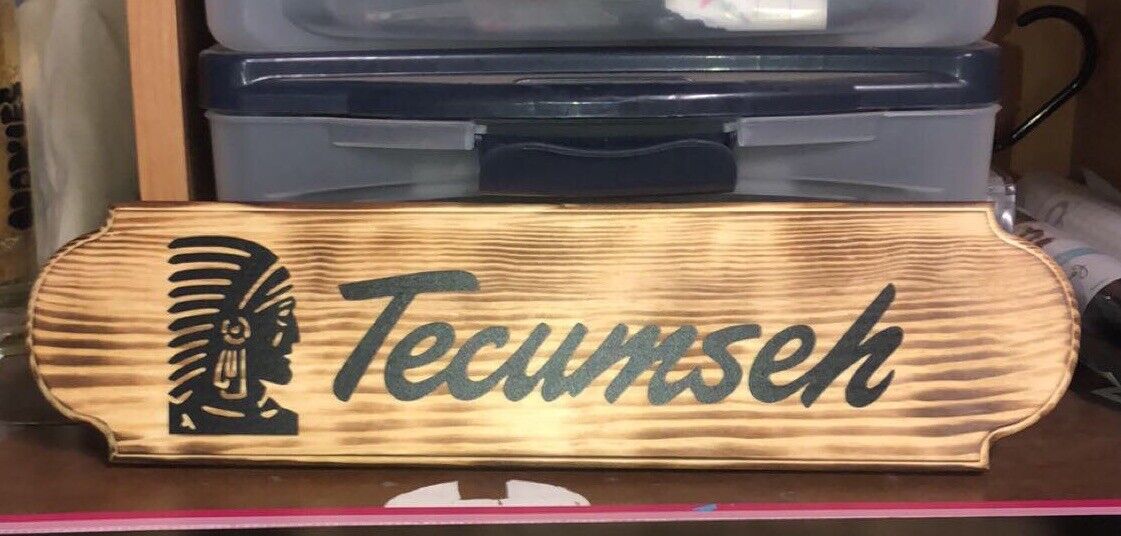 tecumseh engine sign(wood)