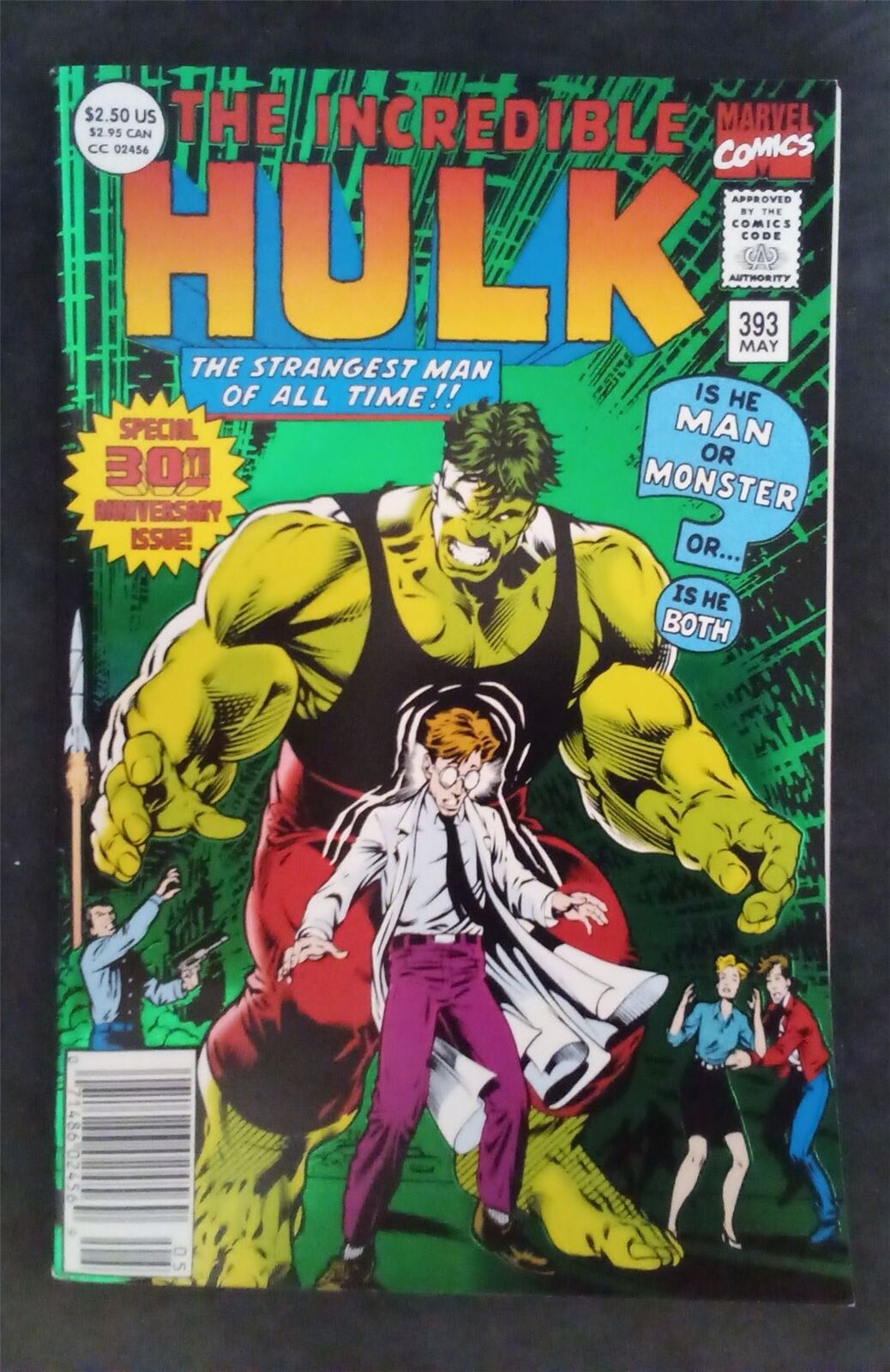 The Incredible Hulk #393 1992 marvel Comic Book 