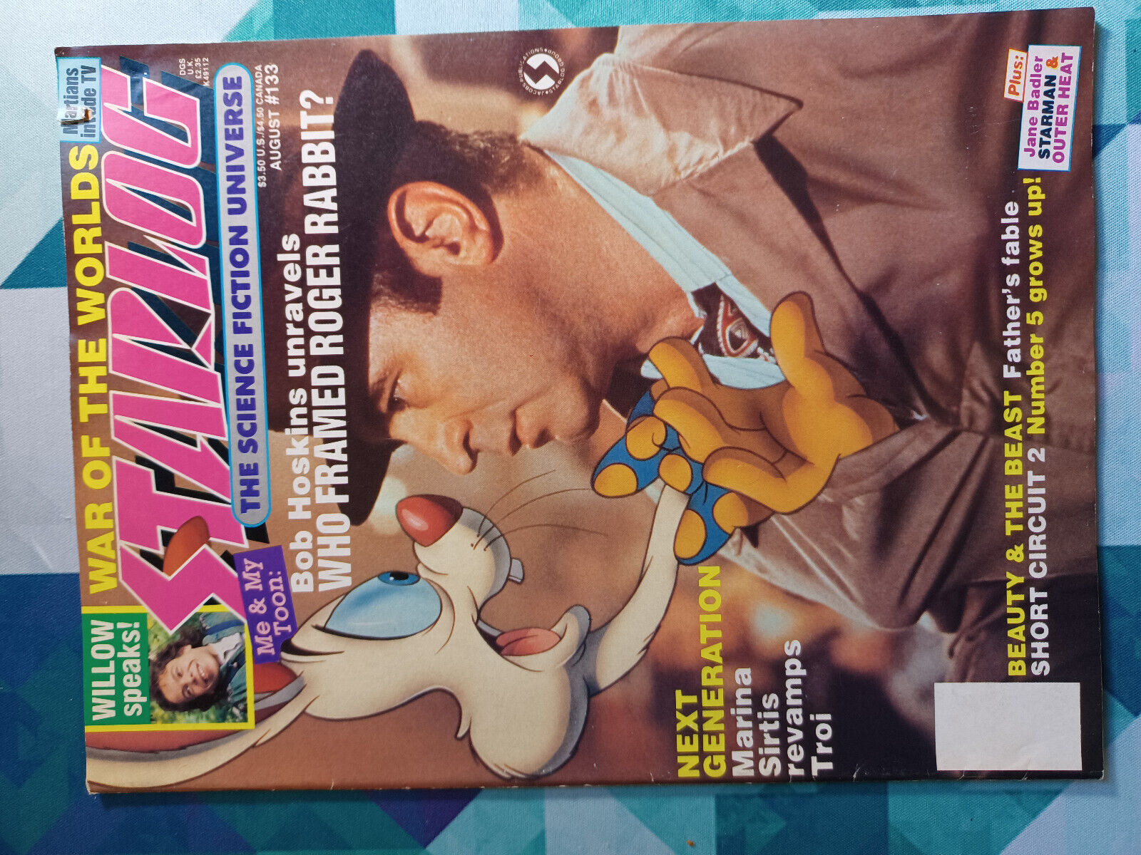 Starlog Magazine August 1988 #133 Roger Rabbit Cover Science Fiction Fantasy