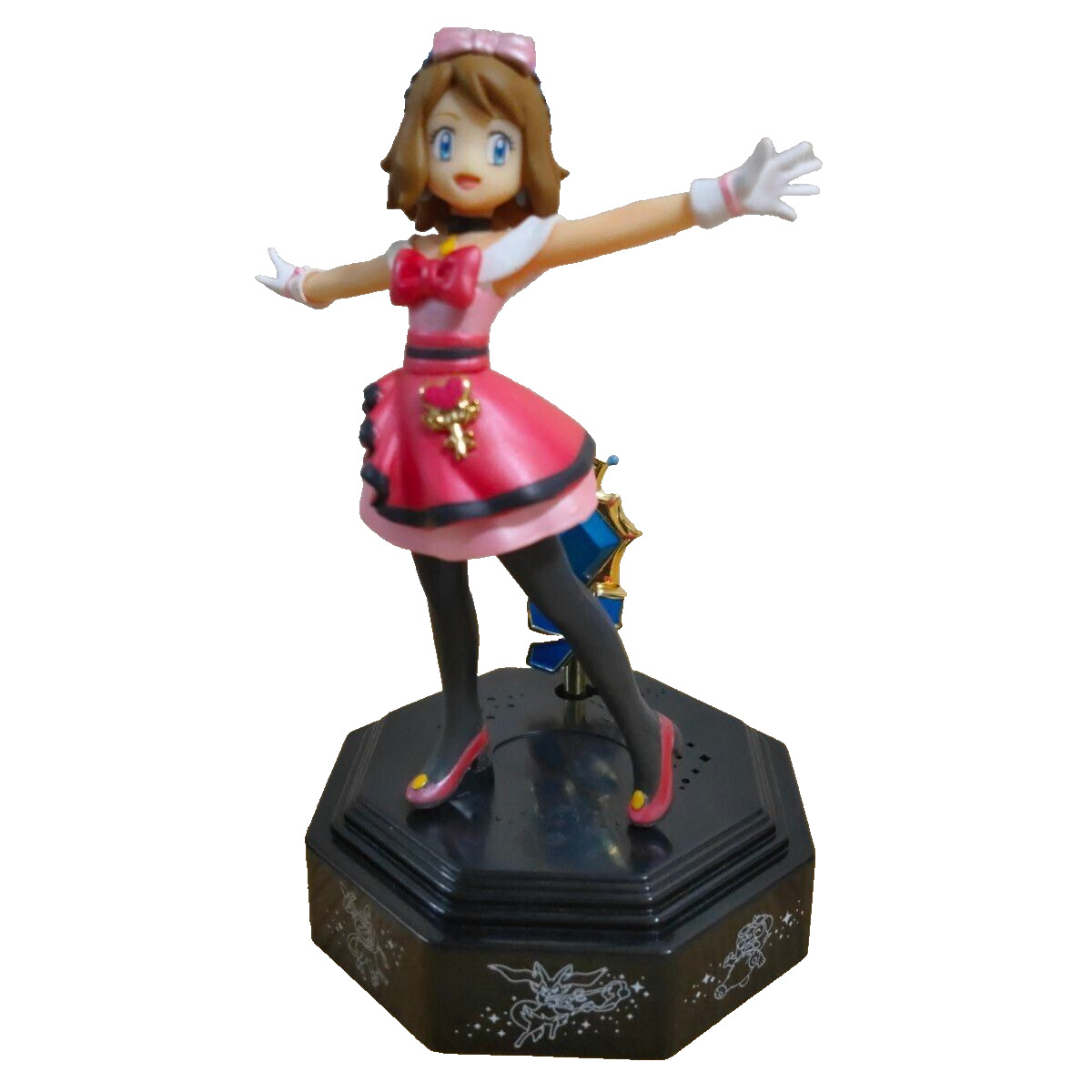 Stage of Serena Pokemon XY & Z Music Box Figure Doll Bandai Used Rare Japan