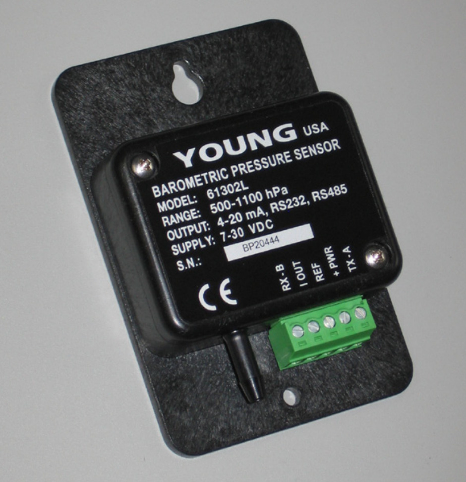 RM Young 61302V Barometric Pressure Sensor - Output Options: 4-20, RS232 & RS485