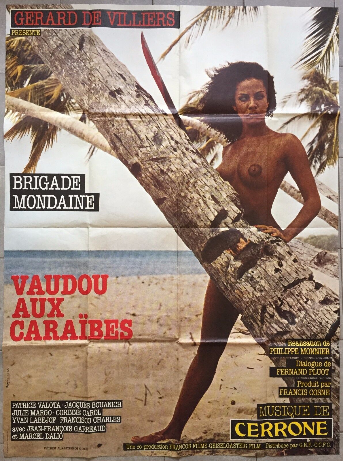Poster Brigade Mondaine: Voodoo Of Carribean Philippe Monnier 47 3/16x63in