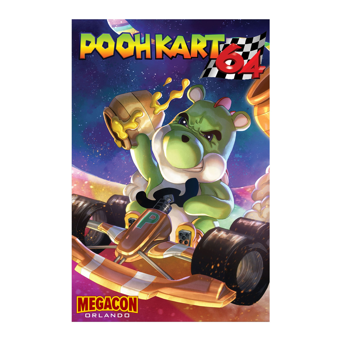 Pooh Kart 64 Megacon Exclusive 2023 - Do You Pooh #1 - Super Mario- Yoshi Pooh