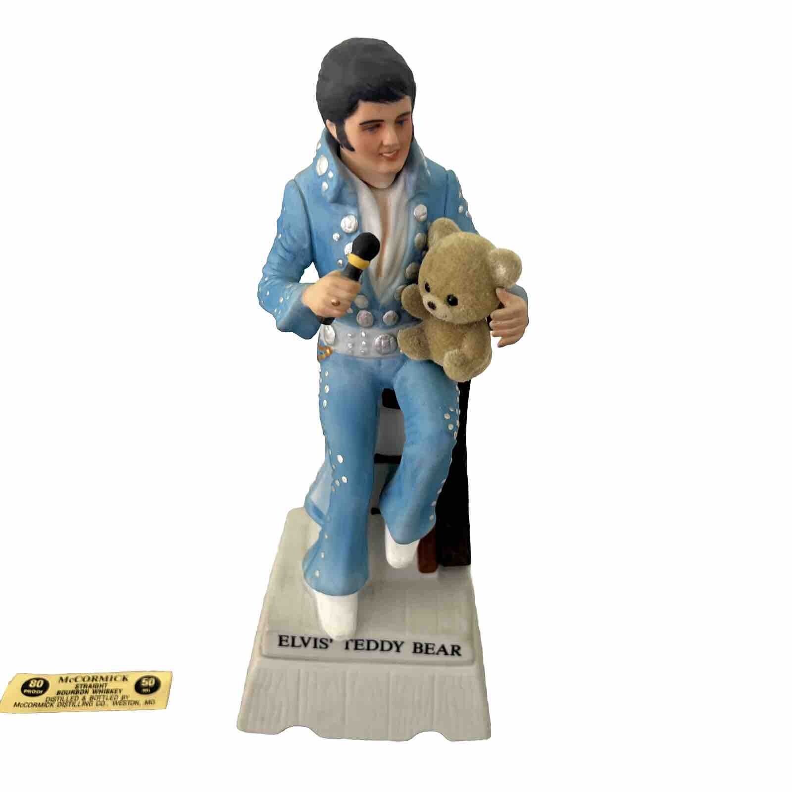 Elvis’ Teddy Bear Mccormick Decanter Music Box