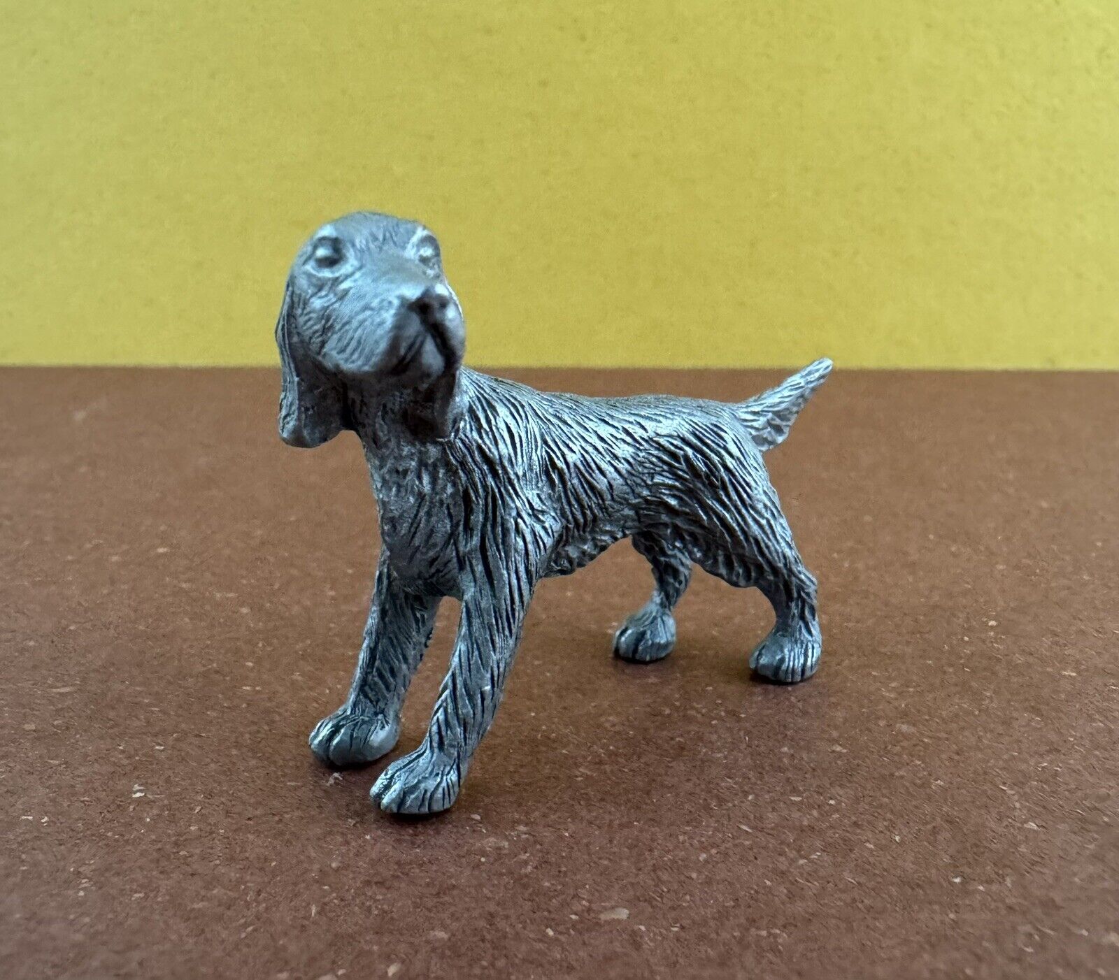 Vintage Bea-Line Pewter Figurine - Pointer/Hunting Dog