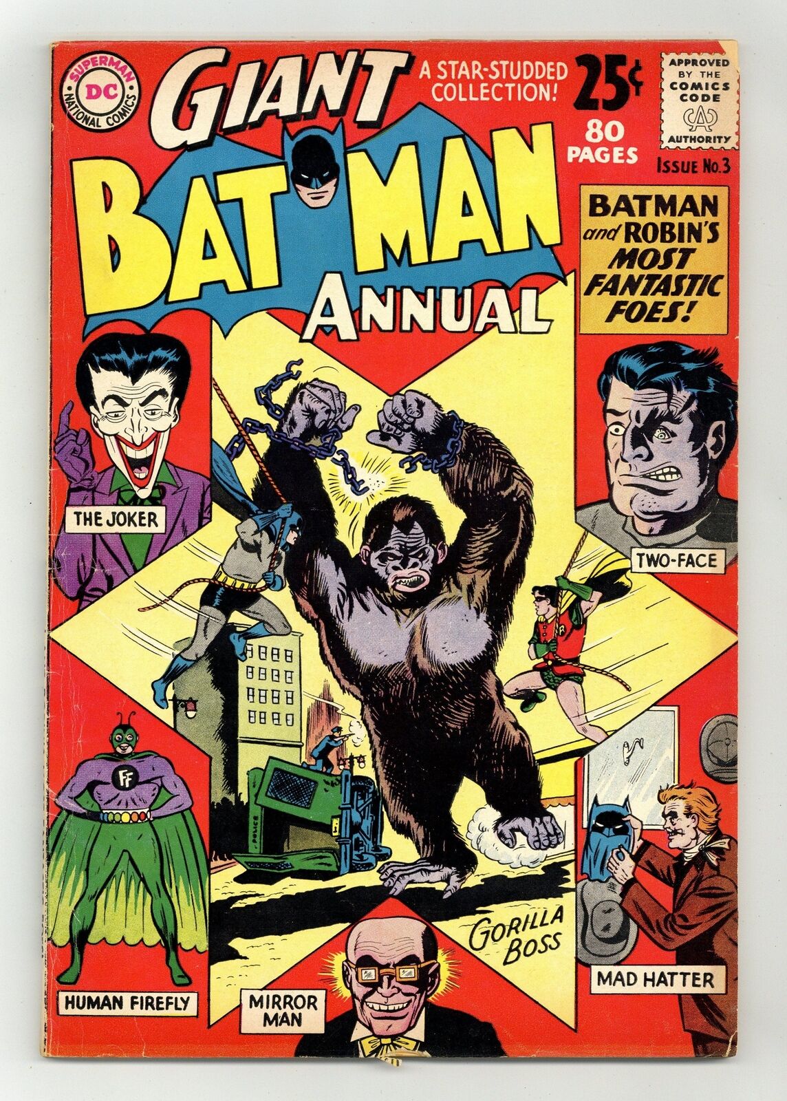 Batman Annual #3 VG- 3.5 1962