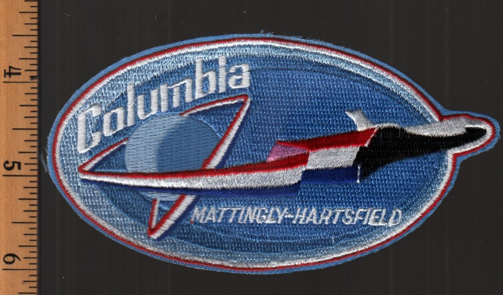 1982 Columbia STS-4 Space Shuttle embroidered patch Mattingly Hartsfield (A11