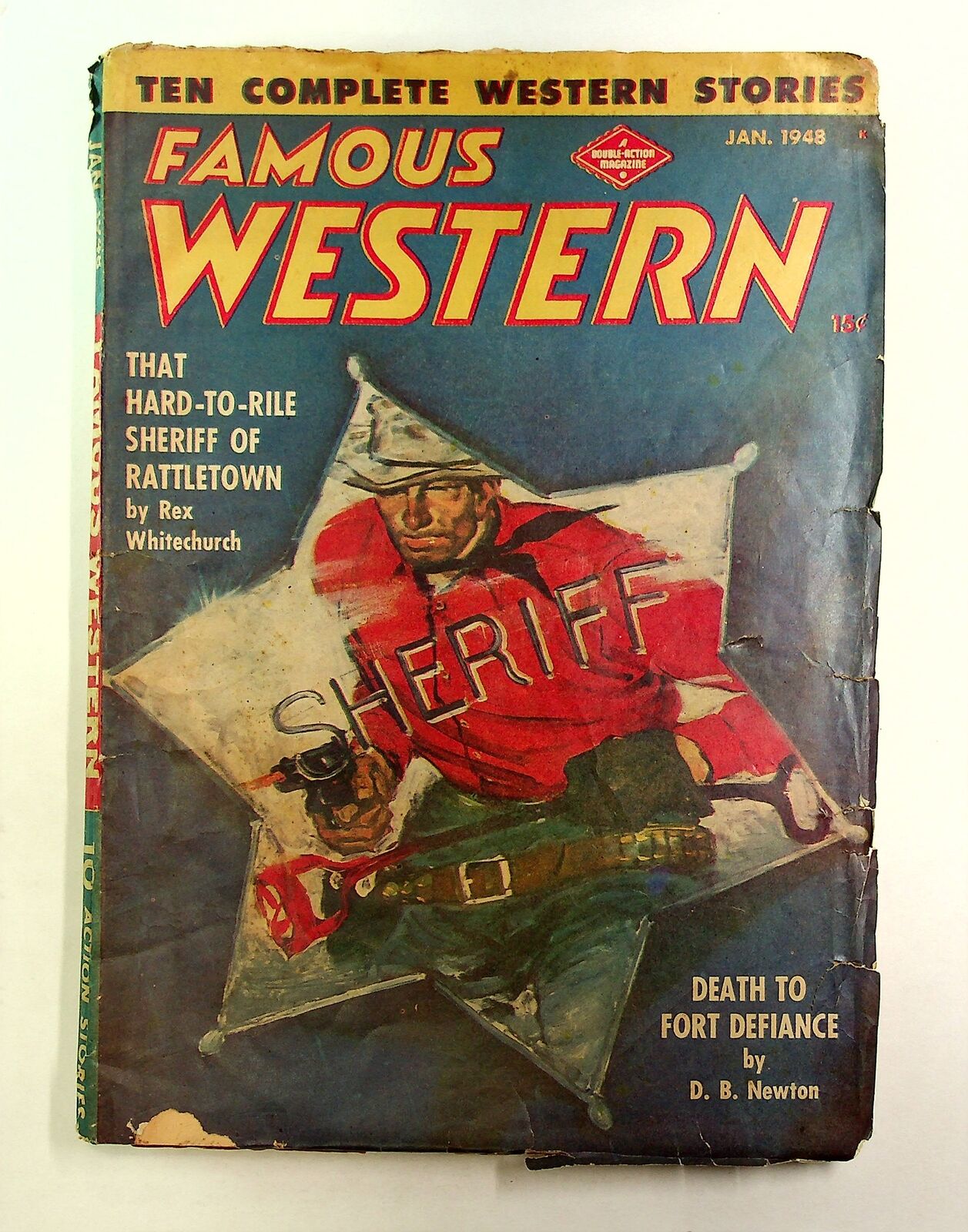 Famous Western Pulp Jan 1948 Vol. 9 #1 VG- 3.5