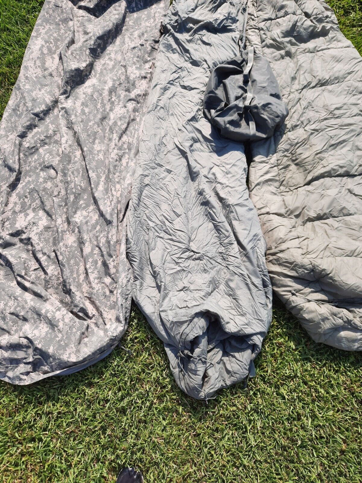 US Military 4 Piece Modular Sleeping Bag Sleep System in ACU CAMO