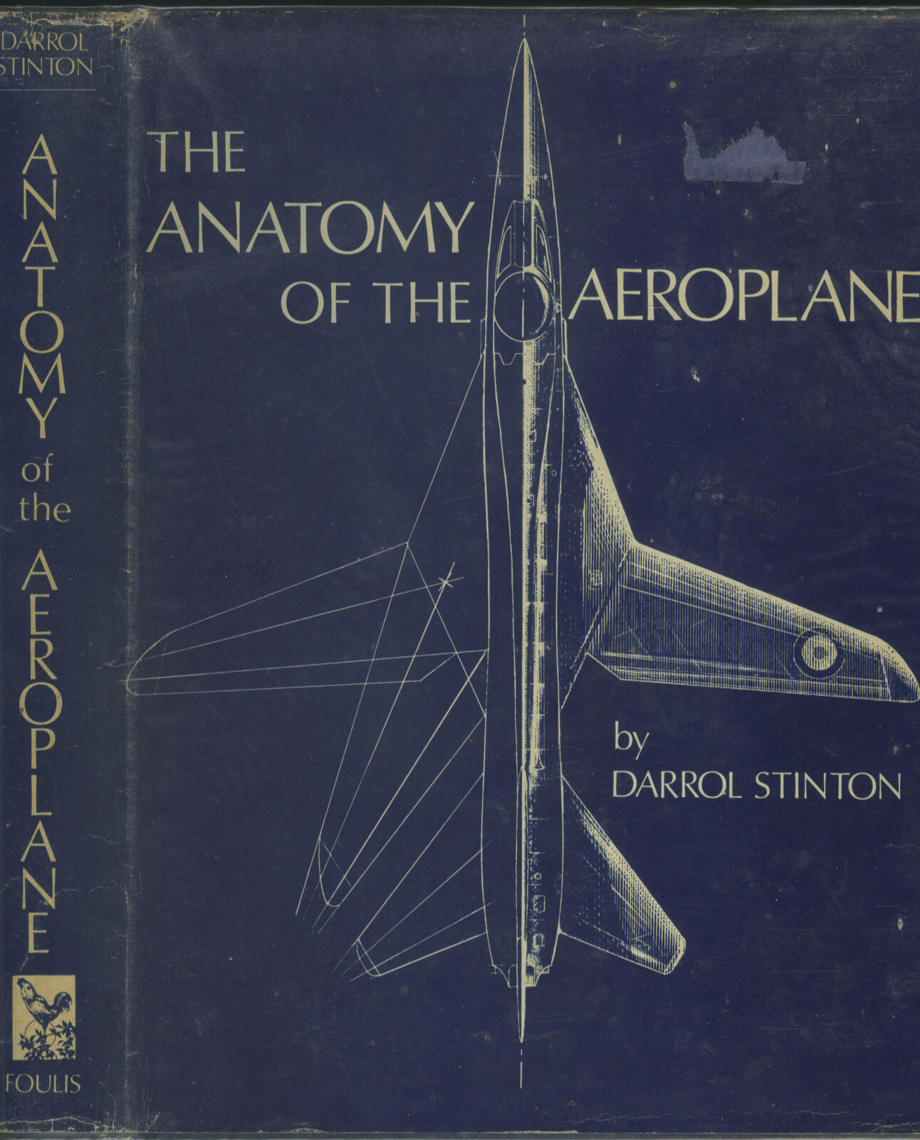 THE ANATOMY OF THE AEROPLANE by STINTON 1st Aviation VG.