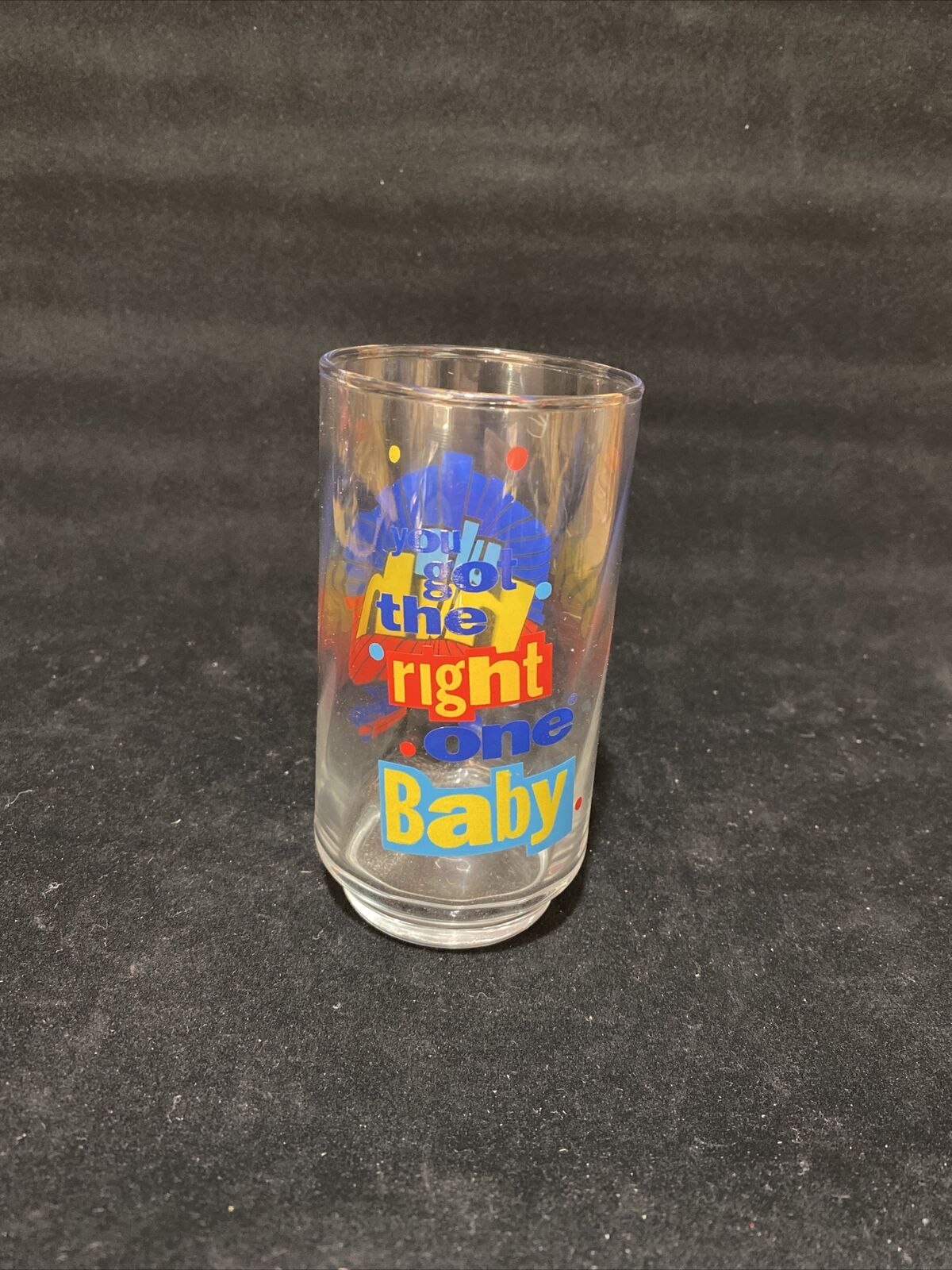 Vintage Diet Pepsi Glass You Got The Right One Baby Uh Huh Ray Charles
