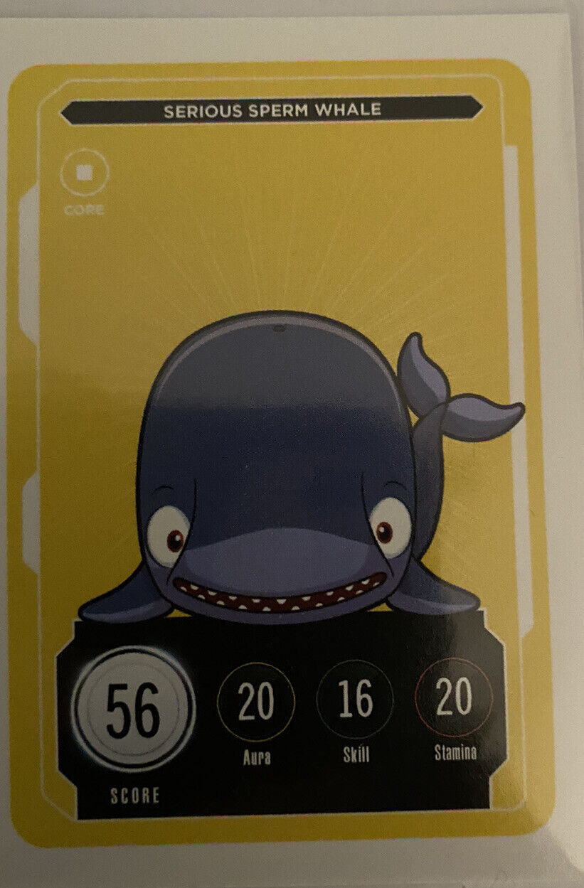Serious Sperm Whale Veefriends Series 2 Compete and Collect Trading Card Game