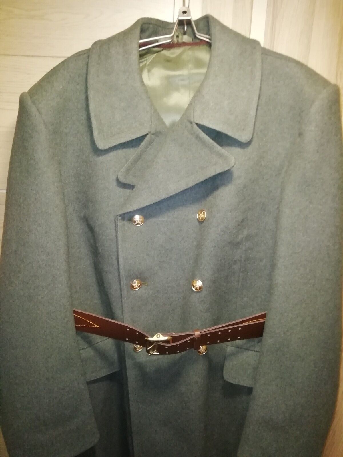 NEWOriginal overcoat of an officer of the highest rank of the USSR 100% wool