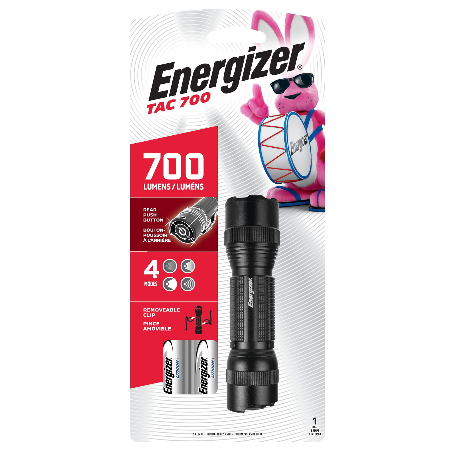 Energizer TAC 700 Metal LED Tactical Flashlight