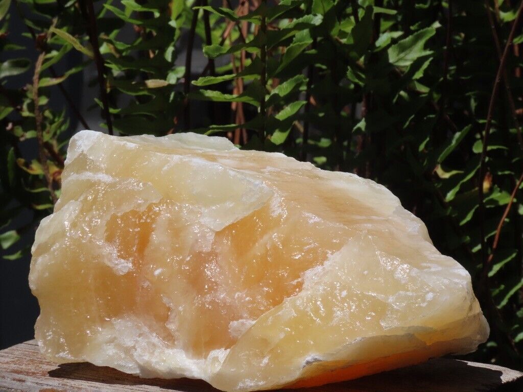Orange Calcite Crystal Rough & Raw Chunk Natural Piece 833 Grams Origin Mexico
