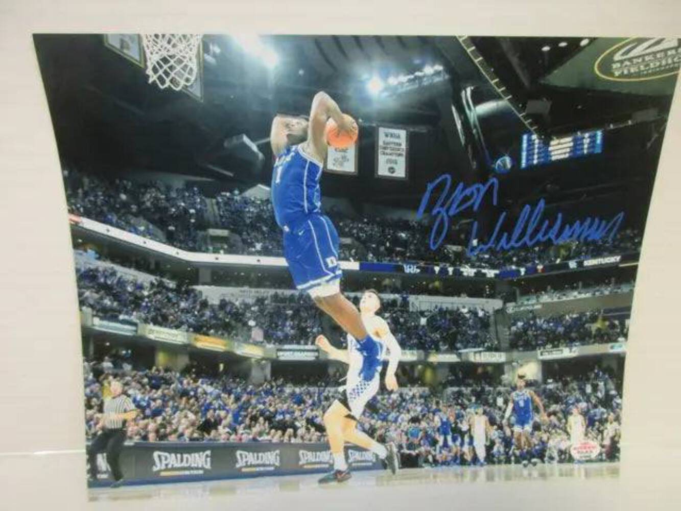 Zion Williamson of the Duke Blue Devils signed autographed 8x10 photo PAAS COA 9
