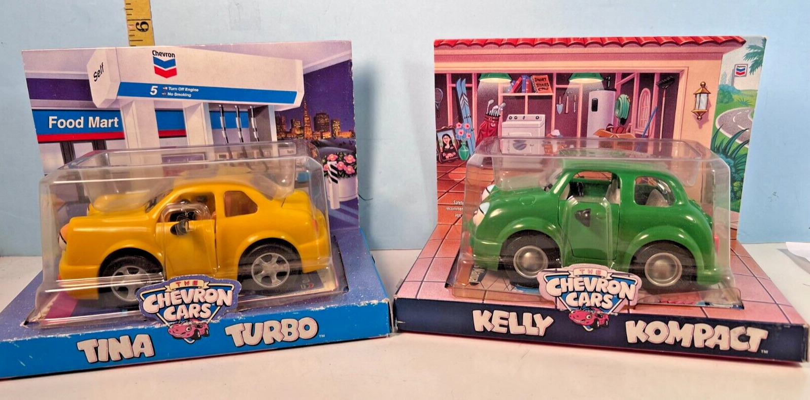 The Chevron Cars Lot: Tina Turbo & Kelly Kompact NOS