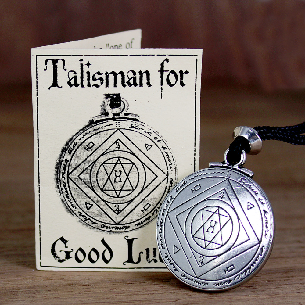 Talisman for Good Luck Pendant Seal of Solomon Amulet Hermetic kabbalah Jewelry
