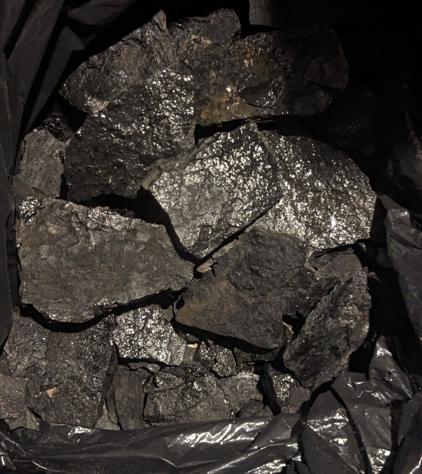 1lb Black Coal Chips/Remnants Anthracite Carbon Mineral Rock Raw Deep Mine