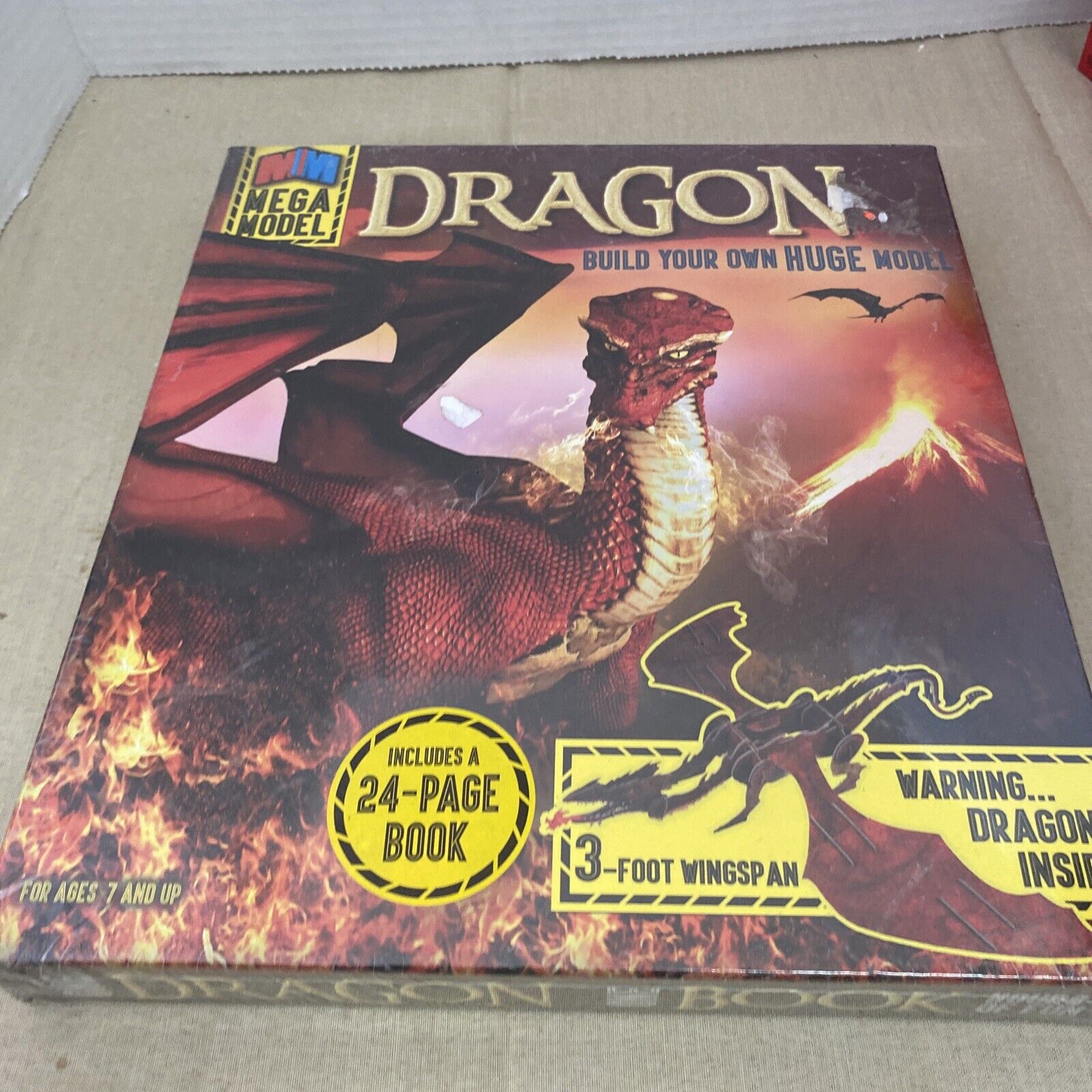 New 3-D Mega Model: DRAGON by Deborah Kespert (Build Your Own HUGE Dragon) Fx