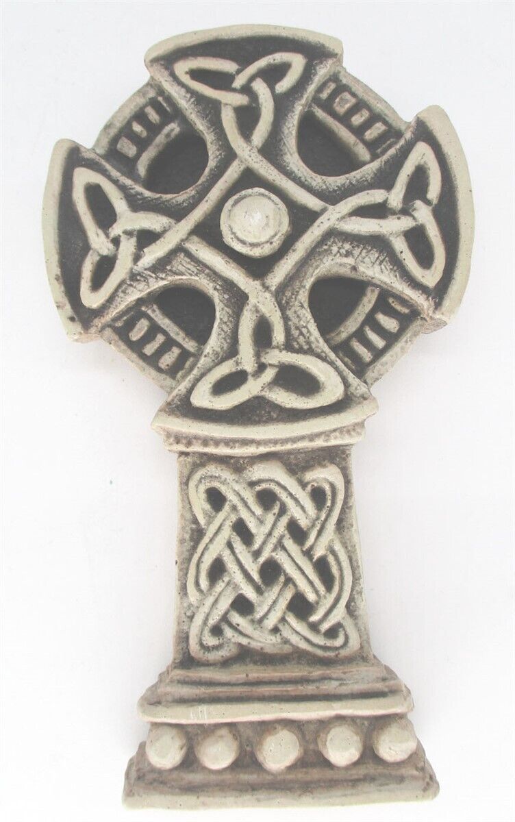 McHarp COYCHURCH Wales Cross Celtic Wall Plaque Glamorganshire #178 6\