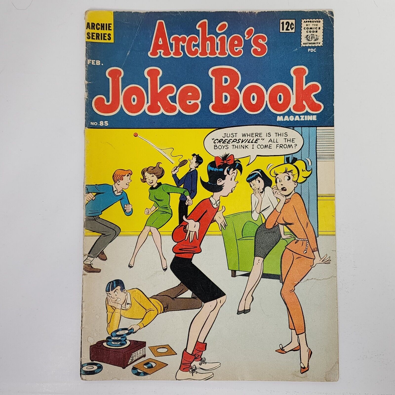 Archie's Joke Book #85 1965 Dance Party GGA Cover