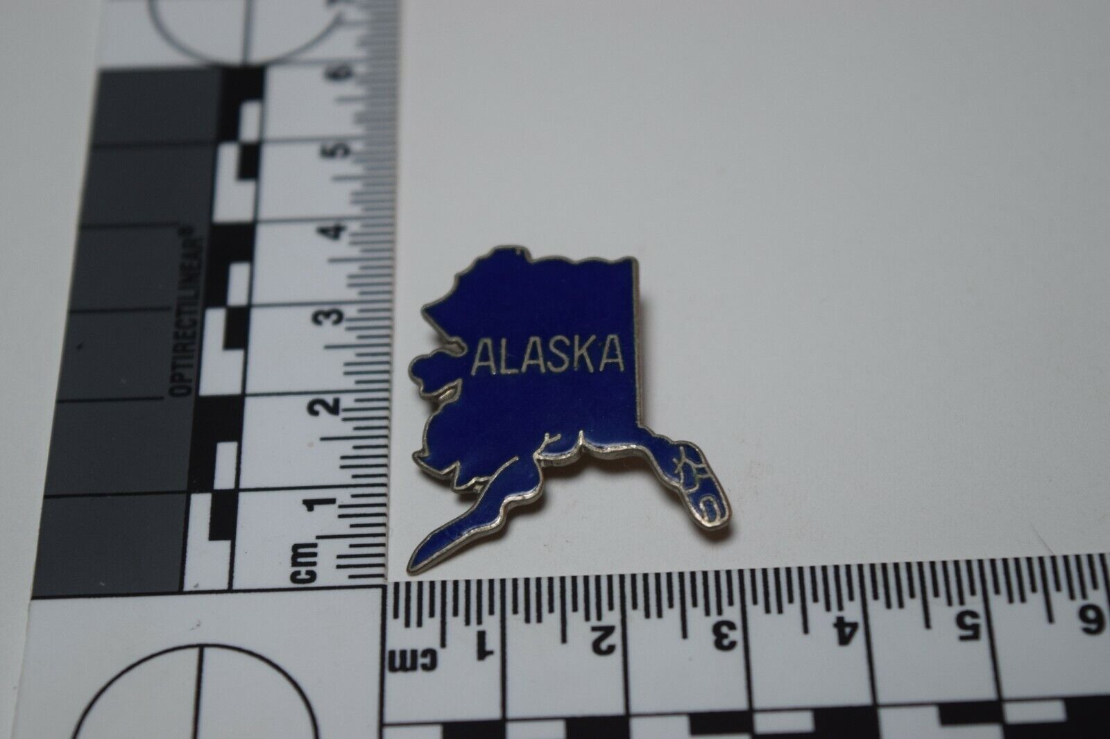 Alaska US State Outline Enamel Pin