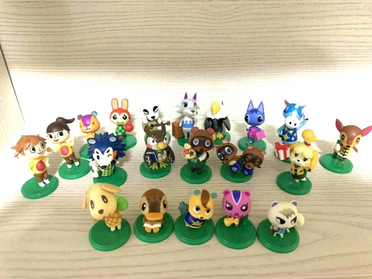 RARE Animal Crossing Choco Egg Mini Figures Full Complete 20PCS SET EXPRESS