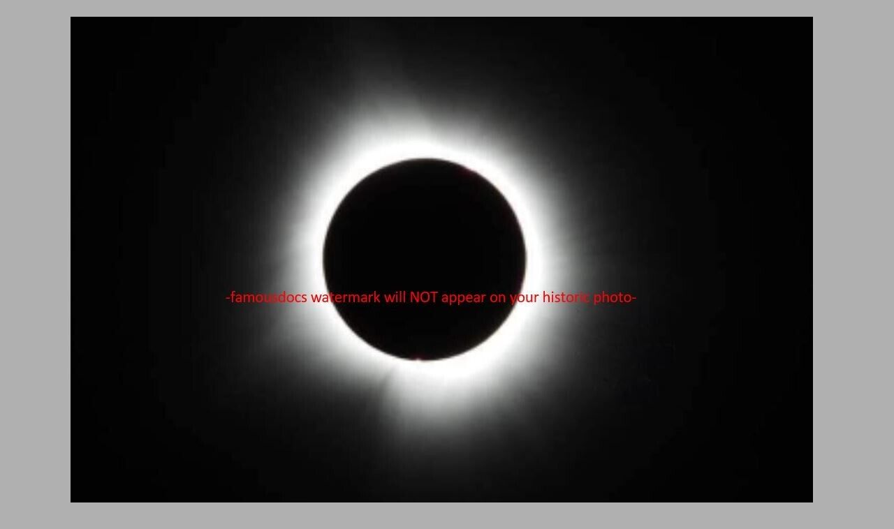 2024 Total Solar Eclipse PHOTO Print 4/8/24 Du Quoin Illinois United States Sun